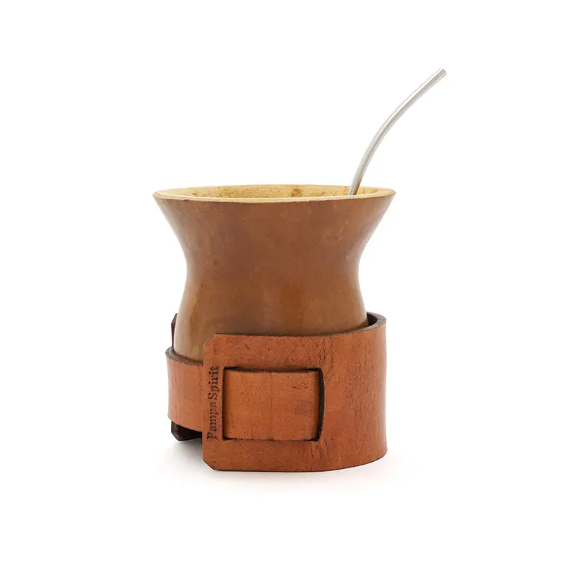 Mate Alazan ( calabaza + cinturon de cuero) - Image 3