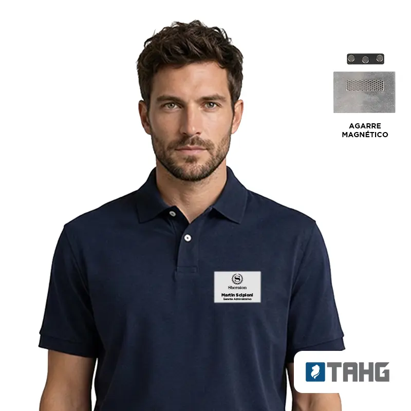 Name Tag Alloy Blanco Grande - Image 4